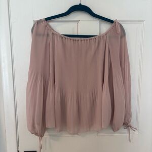 Wilfred Blush Off-Shoulder Blouse
